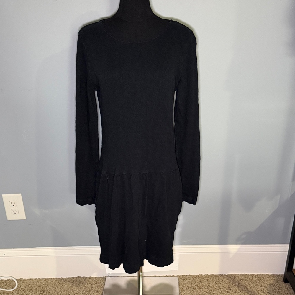 T.La Classic Black Long Sleeve Dress